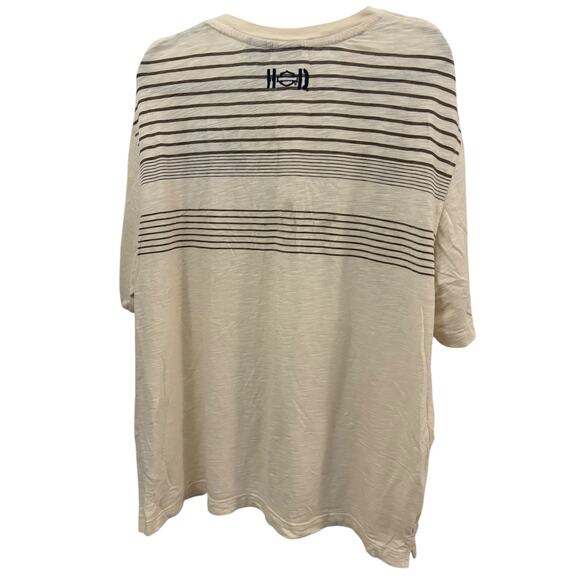 Vintage Harley Davidson Short Sleeve Shirt 2XL Henley V-Twin Power Cotton FLAW - Picture 3 of 11